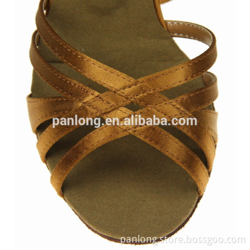 popular multi strap comfortable and fashionable ladies latin salsa dance shoes